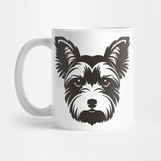 Yorkshire Terrier Silhouette Mug